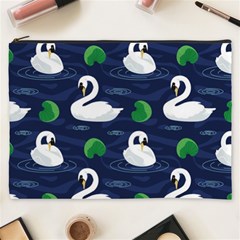 Swan Pattern Elegant Design Cosmetic Bag (xxxl) by pakminggu