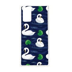 Swan Pattern Elegant Design Samsung Galaxy Note 20 Tpu Uv Case by pakminggu