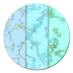 Background Marble Set Magnet 5  (round) by pakminggu