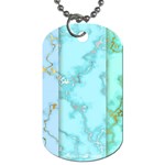 Background Marble Set Dog Tag (One Side) Front