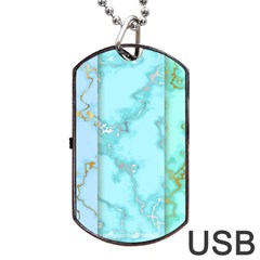 Background Marble Set Dog Tag Usb Flash (one Side) by pakminggu