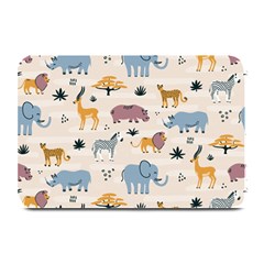 Wild Animals Seamless Pattern Plate Mats by pakminggu