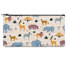 Wild Animals Seamless Pattern Pencil Case by pakminggu