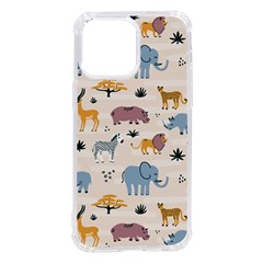 Wild Animals Seamless Pattern Iphone 14 Pro Max Tpu Uv Print Case by pakminggu