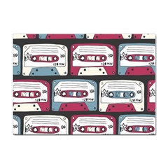 Music Symbols Rock Music Seamless Pattern Sticker A4 (10 Pack) by pakminggu