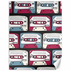 Music Symbols Rock Music Seamless Pattern Canvas 12  X 16  by pakminggu