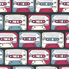 Music Symbols Rock Music Seamless Pattern Play Mat (square) by pakminggu