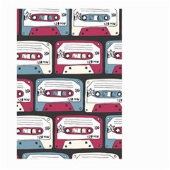 Music Symbols Rock Music Seamless Pattern Large Garden Flag (two Sides) by pakminggu