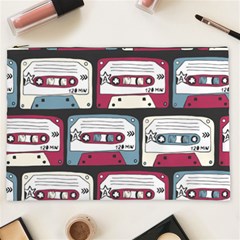 Music Symbols Rock Music Seamless Pattern Cosmetic Bag (xxl) by pakminggu