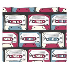 Music Symbols Rock Music Seamless Pattern Premium Plush Fleece Blanket (small) by pakminggu