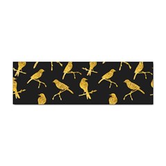 Background With Golden Birds Sticker (bumper) by pakminggu