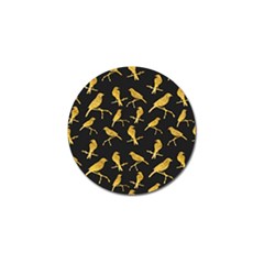 Background With Golden Birds Golf Ball Marker (4 Pack) by pakminggu