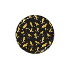 Background With Golden Birds Hat Clip Ball Marker by pakminggu