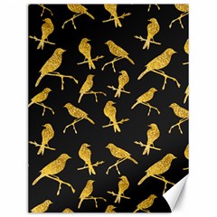 Background With Golden Birds Canvas 12  X 16  by pakminggu