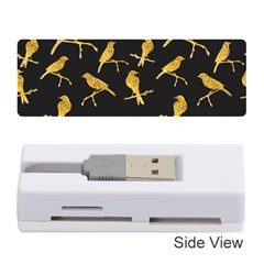 Background With Golden Birds Memory Card Reader (stick) by pakminggu