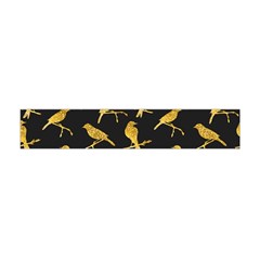 Background With Golden Birds Premium Plush Fleece Scarf (mini) by pakminggu