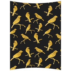 Background With Golden Birds Back Support Cushion by pakminggu