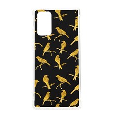 Background With Golden Birds Samsung Galaxy Note 20 Tpu Uv Case by pakminggu