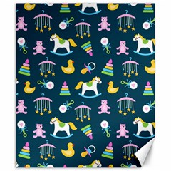 Cute Babies Toys Seamless Pattern Canvas 20  X 24  by pakminggu