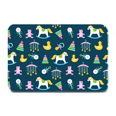 Cute Babies Toys Seamless Pattern Plate Mats by pakminggu