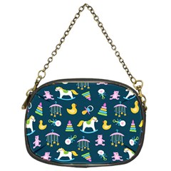 Cute Babies Toys Seamless Pattern Chain Purse (one Side) by pakminggu