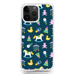 Cute Babies Toys Seamless Pattern Iphone 14 Pro Max Tpu Uv Print Case