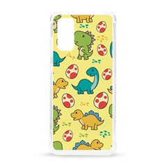 Seamless Pattern With Cute Dinosaurs Character Samsung Galaxy S20 6 2 Inch Tpu Uv Case by pakminggu