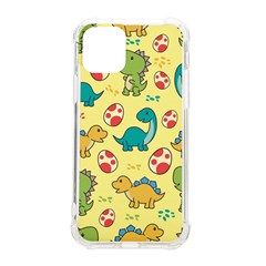 Seamless Pattern With Cute Dinosaurs Character Iphone 11 Pro 5 8 Inch Tpu Uv Print Case by pakminggu