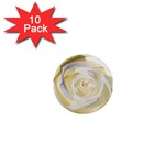 White Roses Flowers Plant Romance Blossom Bloom Nature Flora Petals 1  Mini Magnet (10 pack)  Front