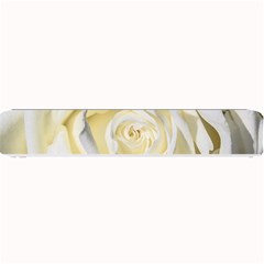 White Roses Flowers Plant Romance Blossom Bloom Nature Flora Petals Small Bar Mat by pakminggu