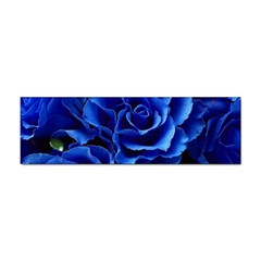 Blue Roses Flowers Plant Romance Blossom Bloom Nature Flora Petals Sticker (bumper) by pakminggu