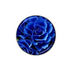 Blue Roses Flowers Plant Romance Blossom Bloom Nature Flora Petals Hat Clip Ball Marker (4 Pack) by pakminggu