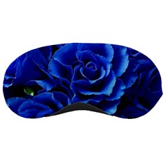 Blue Roses Flowers Plant Romance Blossom Bloom Nature Flora Petals Sleeping Mask by pakminggu