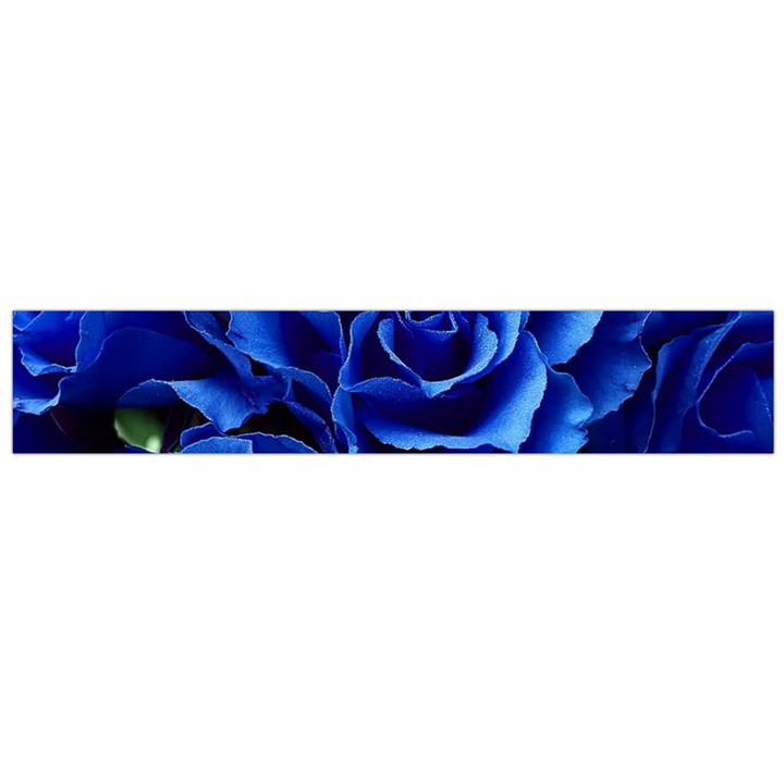 Blue Roses Flowers Plant Romance Blossom Bloom Nature Flora Petals Large Premium Plush Fleece Scarf 