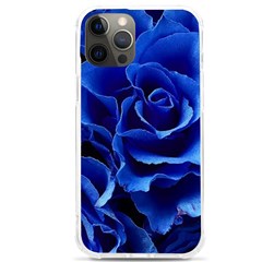 Blue Roses Flowers Plant Romance Blossom Bloom Nature Flora Petals Iphone 12 Pro Max Tpu Uv Print Case by pakminggu