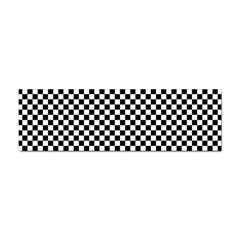 Black And White Checkerboard Background Board Checker Sticker Bumper (100 Pack) by pakminggu