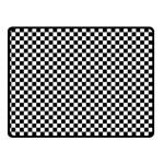 Black And White Checkerboard Background Board Checker Fleece Blanket (Small) 50 x40  Blanket Front