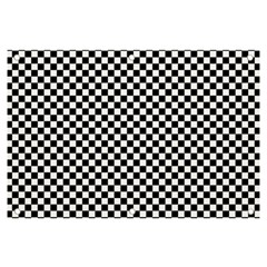 Black And White Checkerboard Background Board Checker Banner And Sign 6  X 4  by pakminggu