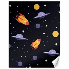 Cosmos Rockets Spaceships Ufos Canvas 12  X 16  by pakminggu