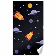 Cosmos Rockets Spaceships Ufos Canvas 40  X 72  by pakminggu