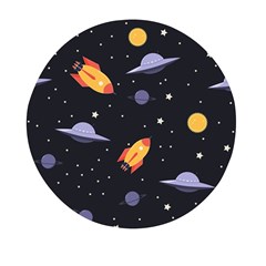 Cosmos Rockets Spaceships Ufos Mini Round Pill Box (pack Of 3) by pakminggu