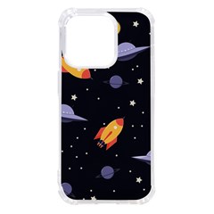 Cosmos Rockets Spaceships Ufos Iphone 14 Pro Tpu Uv Print Case by pakminggu