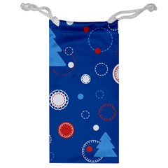 Christmas Pattern Tree Design Jewelry Bag by pakminggu