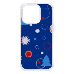 Christmas Pattern Tree Design Iphone 14 Pro Tpu Uv Print Case