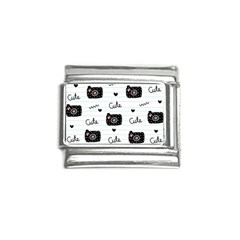 Cute Cameras Doodles Hand Drawn Italian Charm (9mm) by pakminggu