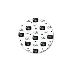 Cute Cameras Doodles Hand Drawn Golf Ball Marker (10 Pack) by pakminggu