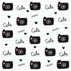 Cute Cameras Doodles Hand Drawn Lightweight Scarf  by pakminggu