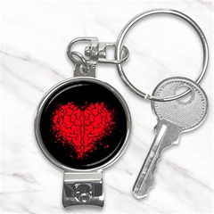 Heart Brain Mind Psychology Doubt Nail Clippers Key Chain by pakminggu