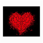 Heart Brain Mind Psychology Doubt Small Glasses Cloth Front