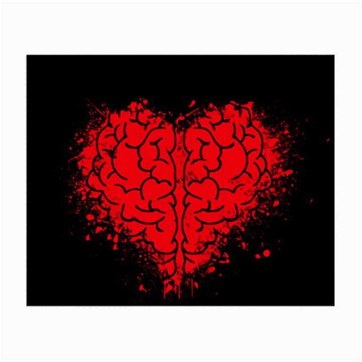 Heart Brain Mind Psychology Doubt Small Glasses Cloth